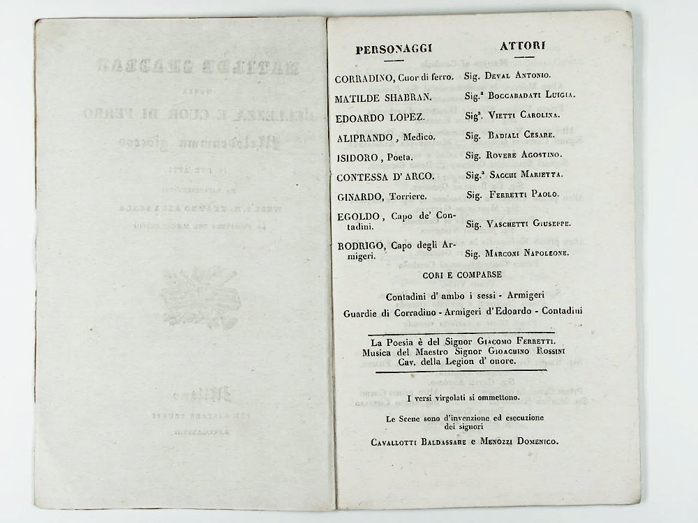 Matilde Shabran ossia Bellezza e cuor di ferro