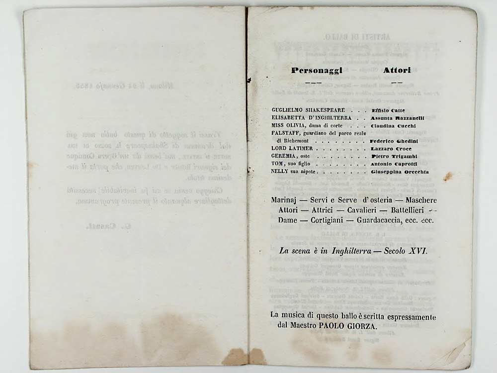 Shakespeare ovvero Il sogno d' una notte d' estate