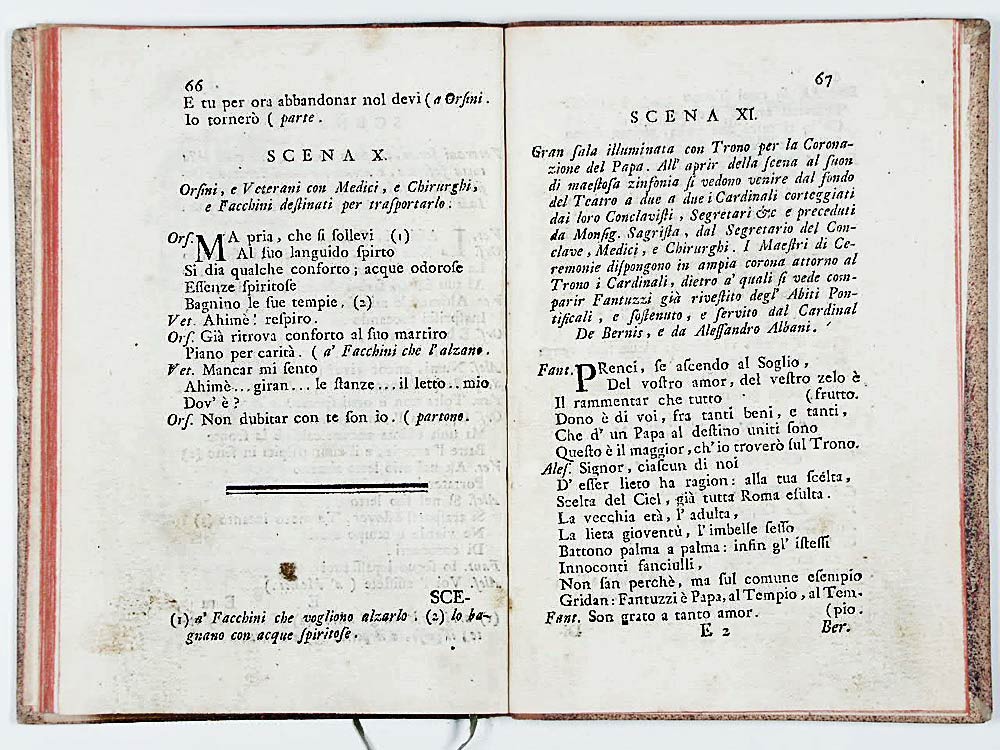 Il conclave dell' anno MDCCLXXIV