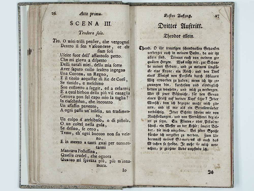 Il re Teodoro in Venezia