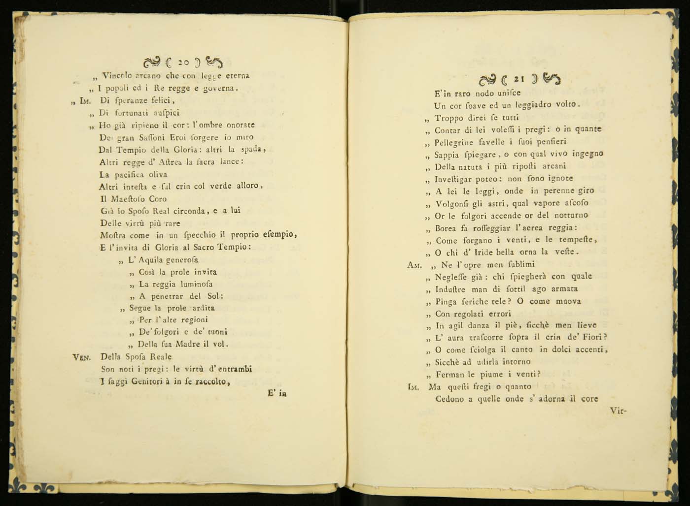 La pace tra Amore ed Imeneo