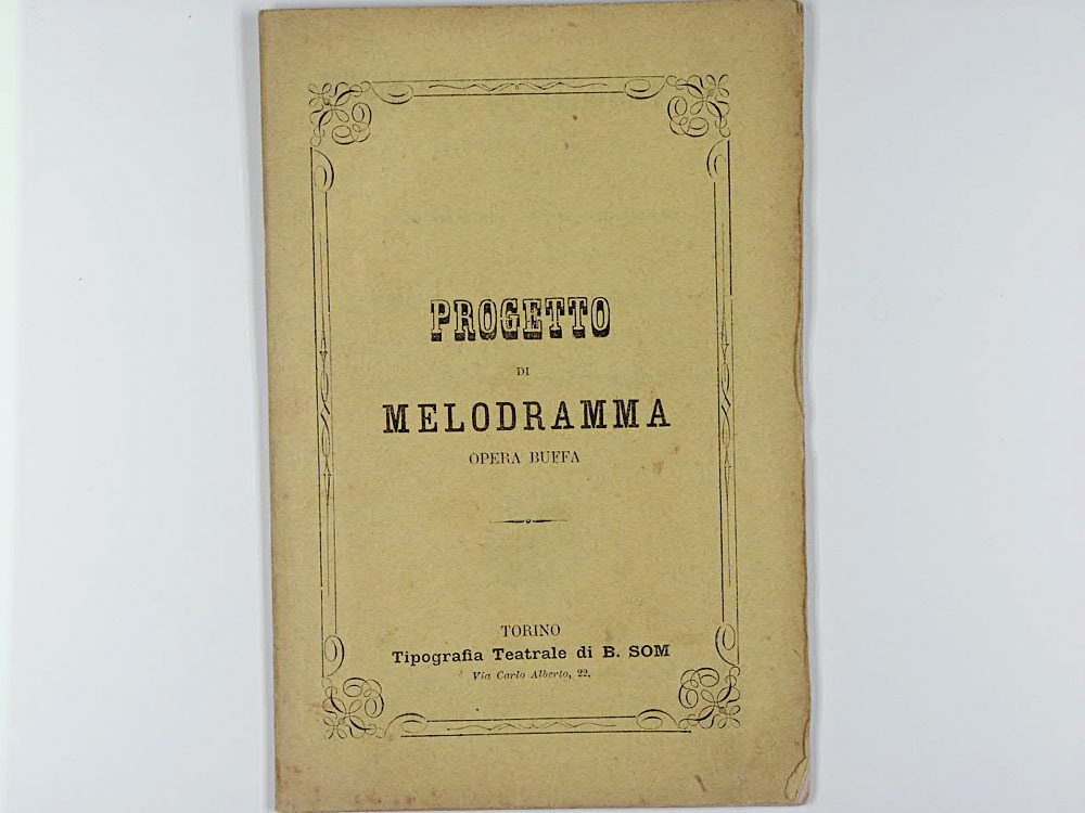 Progetto di melodramma