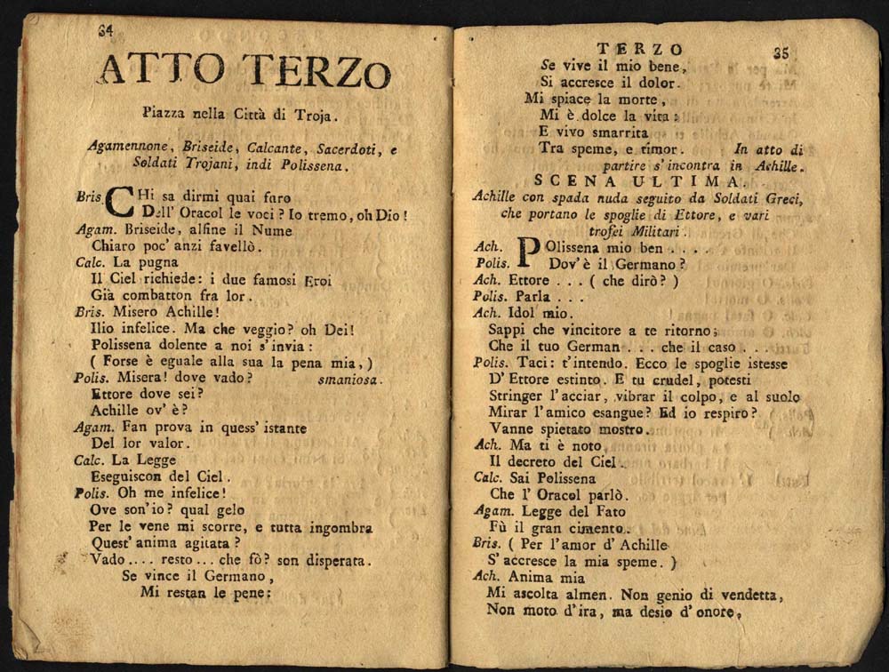 Achille all' assedio di Troia