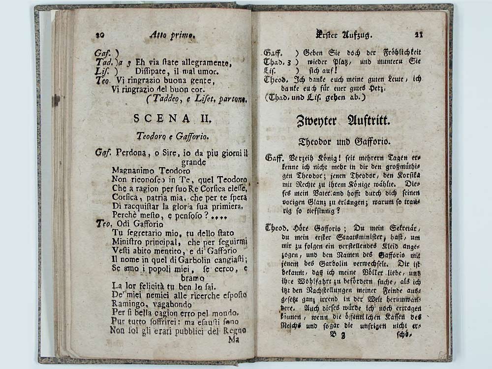 Il re Teodoro in Venezia