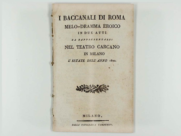 I baccanali di Roma