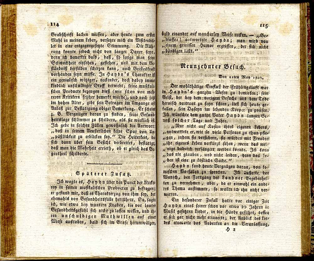 Biographische Nachrichten von Joseph Haydn