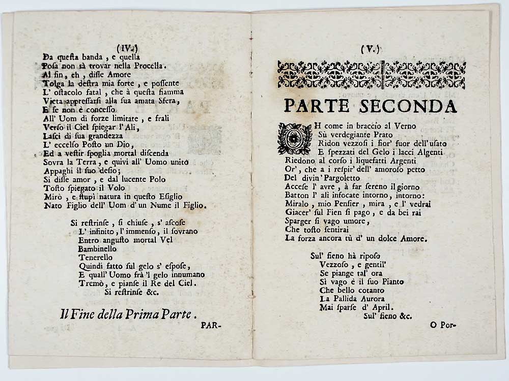 Cantata per la notte del Santissimo Natale di Gesu'