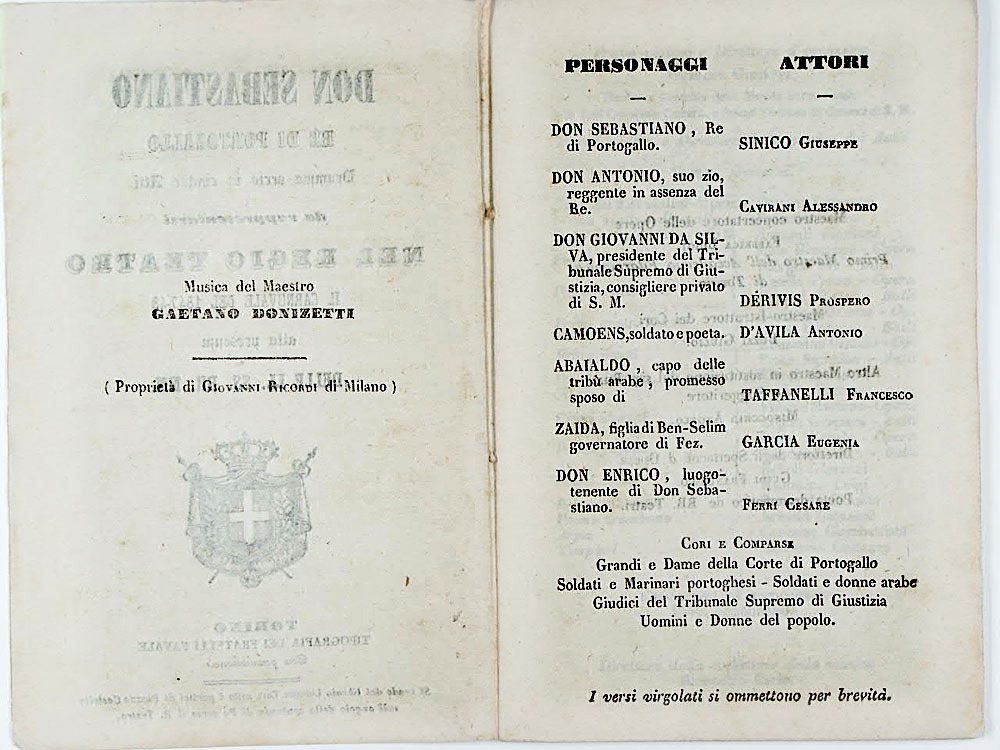 Don Sebastiano re di Portogallo