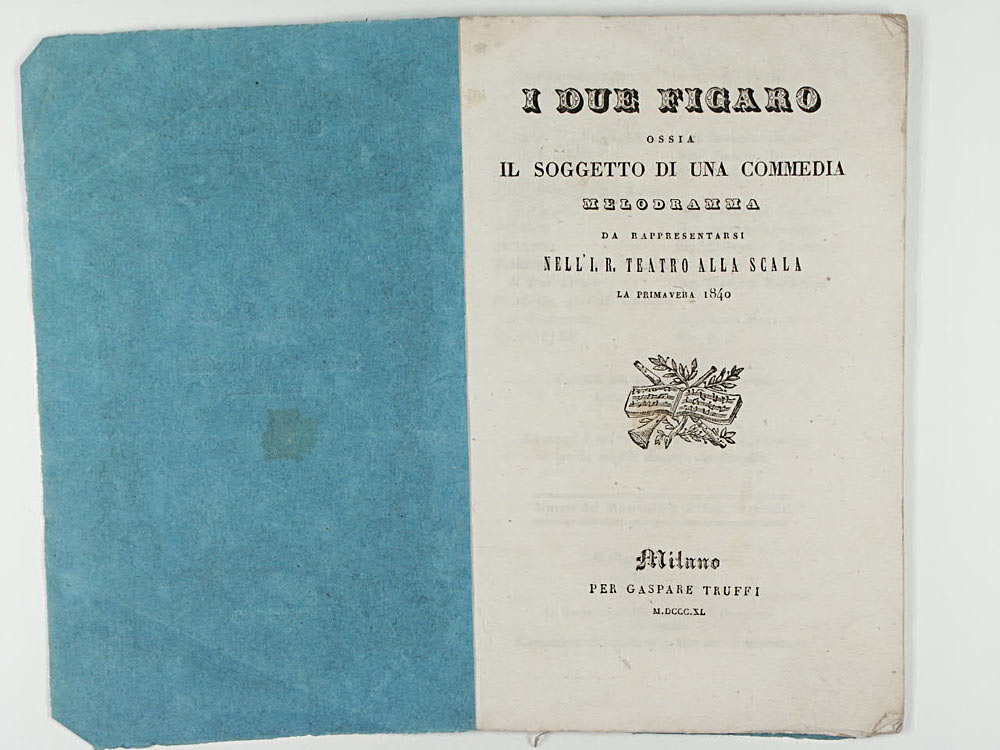 I due Figaro ossia Il soggetto di una comedia