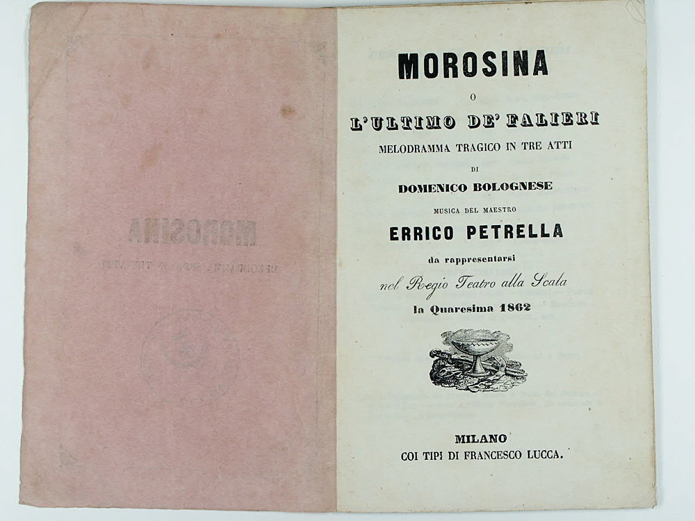 Morosina o L' ultimo de' Falieri