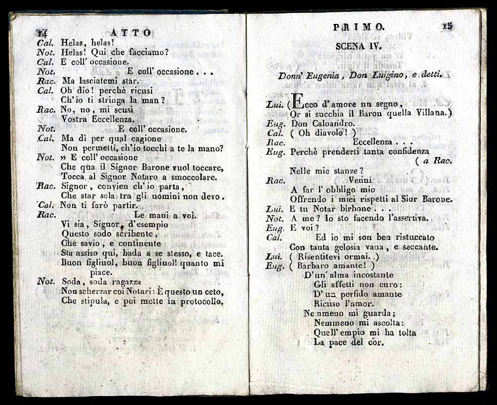 La molinara ossia L' amor contrastato