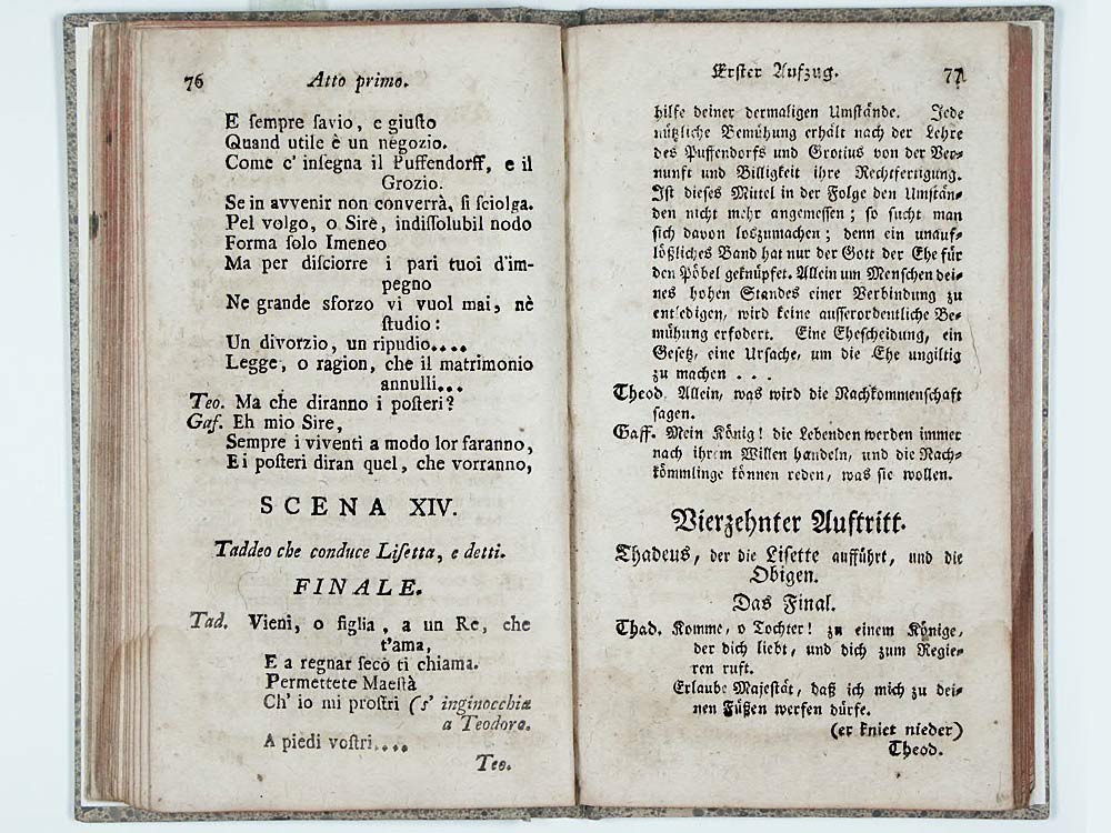 Il re Teodoro in Venezia