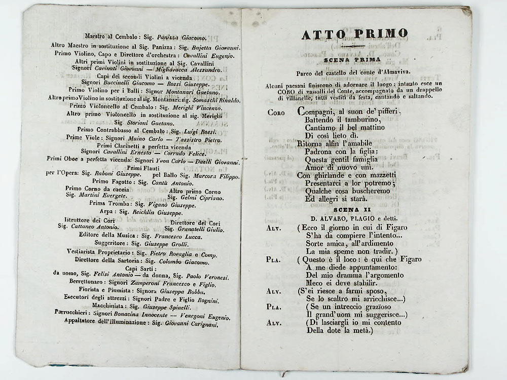 I due Figaro ossia Il soggetto di una comedia