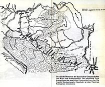 Reiseroute der kaiserlichen Gesandschaften von Wien nach Konstantinopel