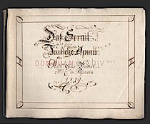 Joseph Friebert: Das Serail, Eine Teutsche Operette