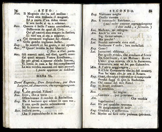 La molinara ossia L' amor contrastato